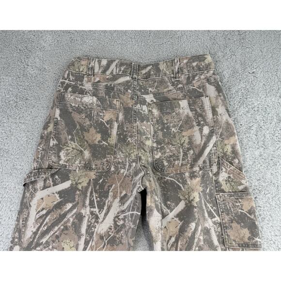 Abercrombie & Fitch Athletic Loose Workwear Camo Pants Carpenter Size 31x32(28) - Picture 4 of 14